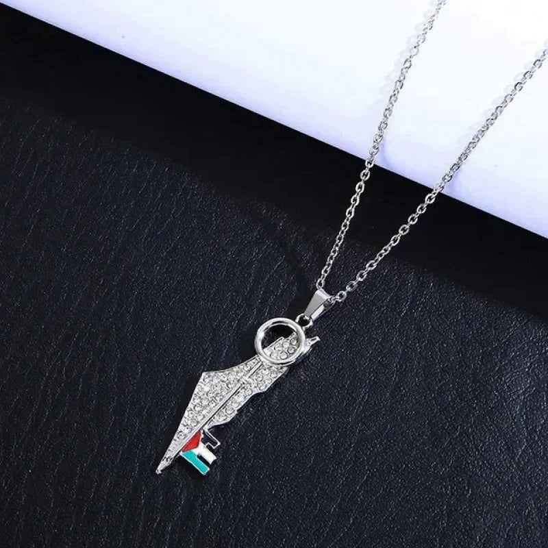 Collier Clé de Palestine | Palestine Feel Time™