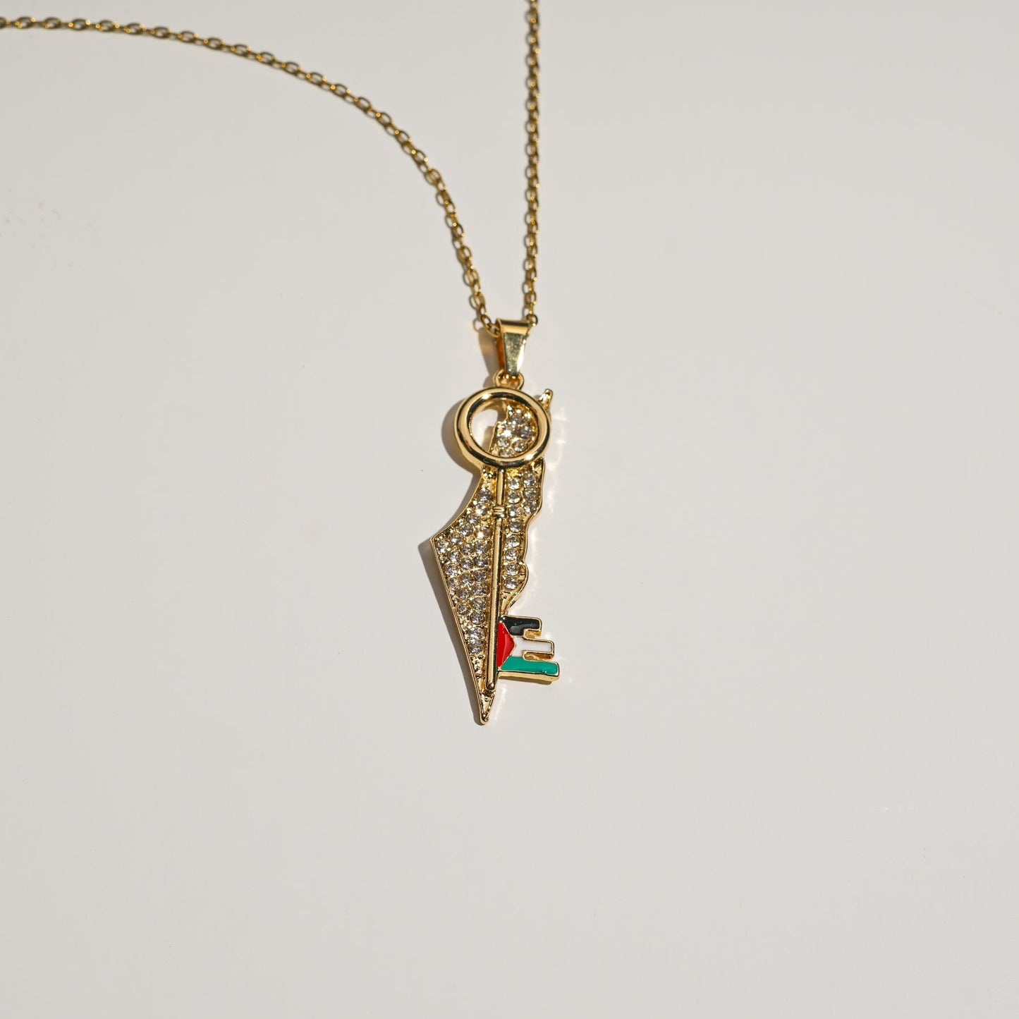 Collier Clé de Palestine | Palestine Feel Time™