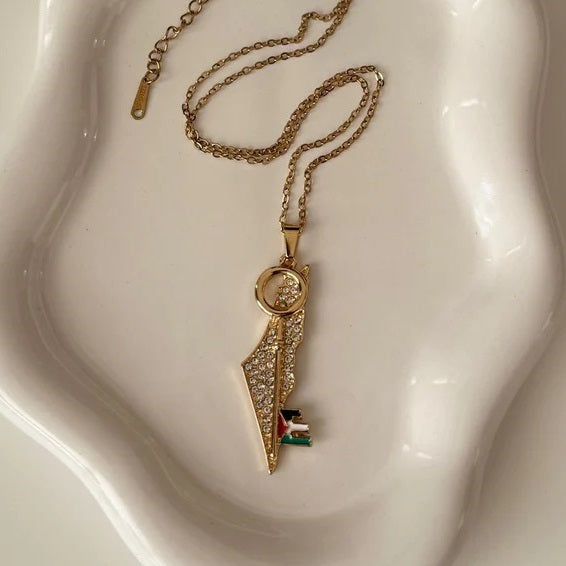 Collier Clé de Palestine | Palestine Feel Time™