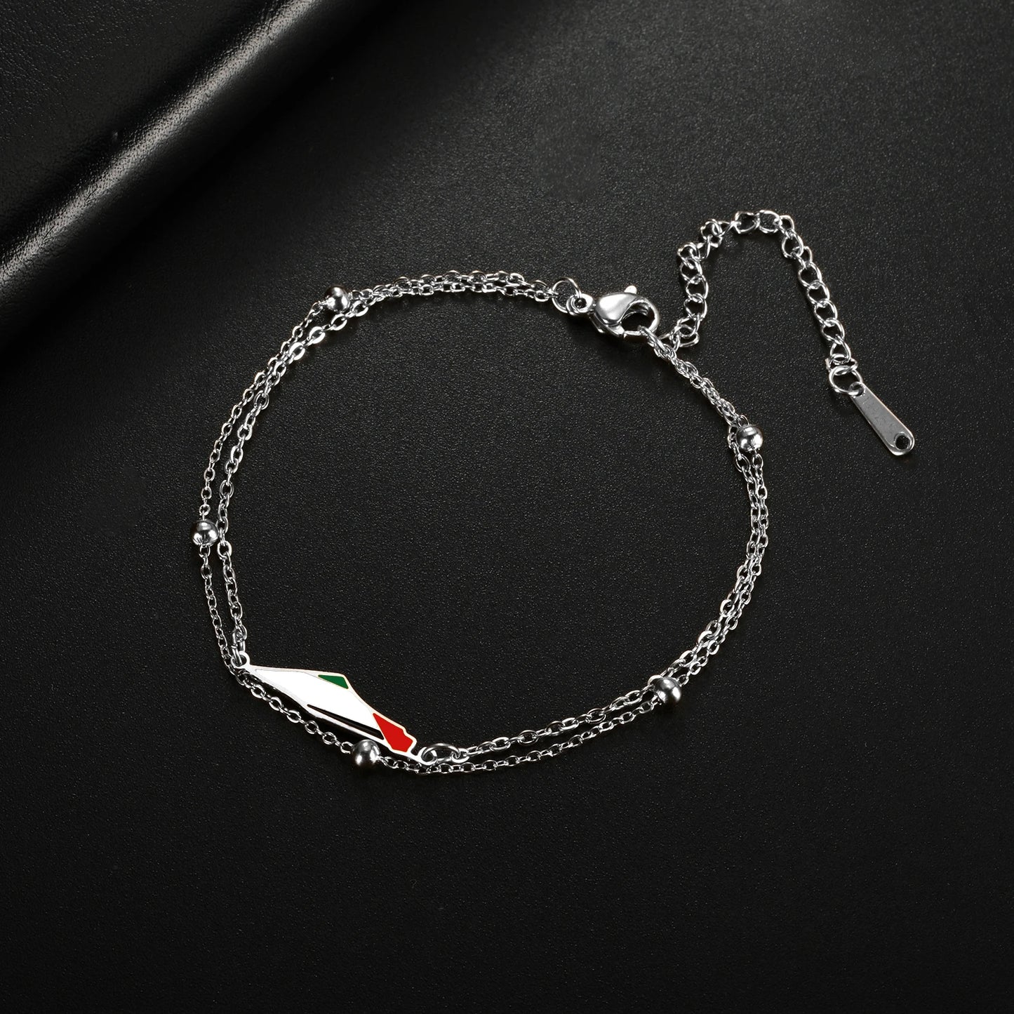 Bracelet carte de la Palestine | Palestine Feel Time™
