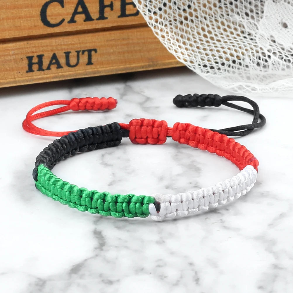 Bracelet tressé de la Palestine | Palestine Feel Time™
