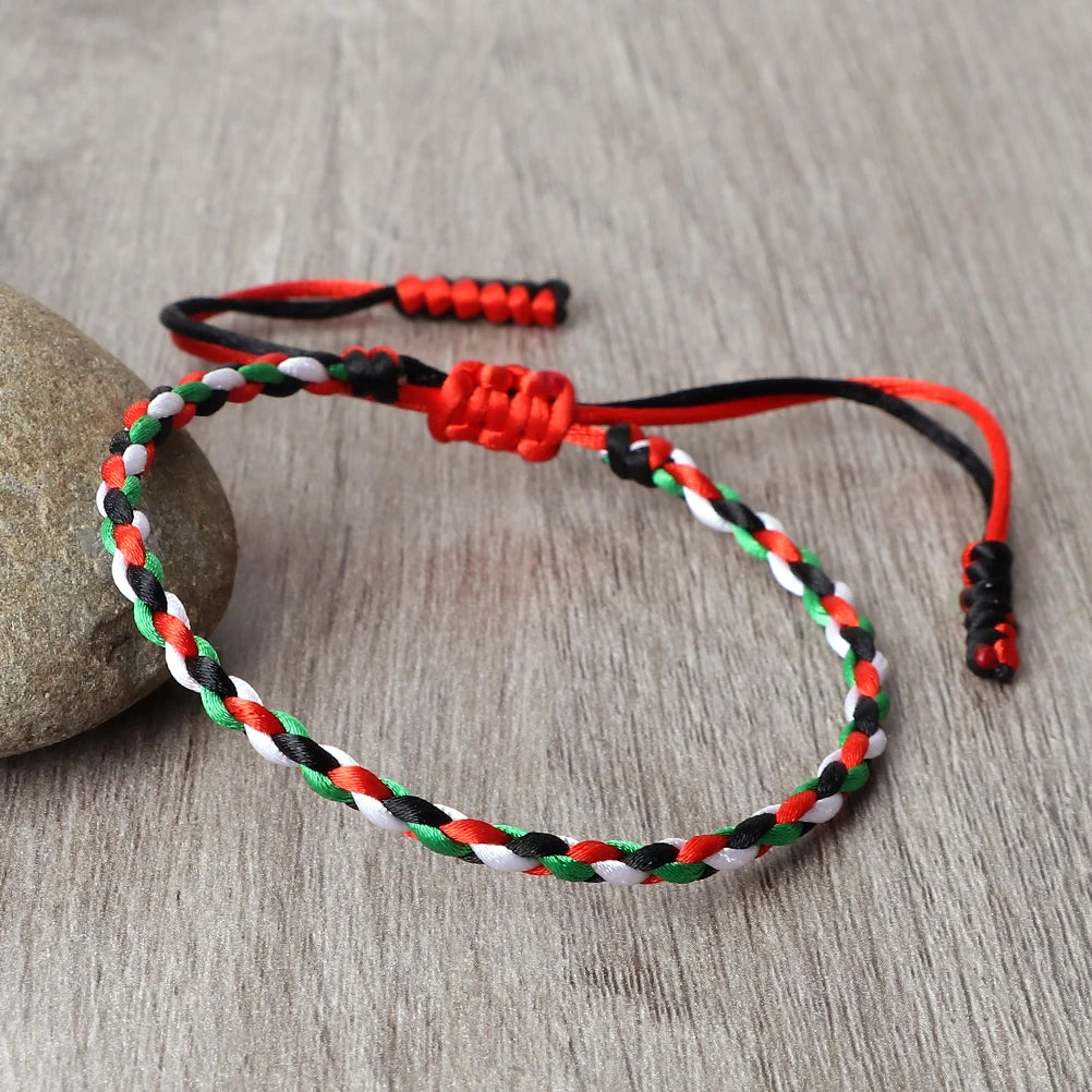 Bracelet tressé de la Palestine | Palestine Feel Time™