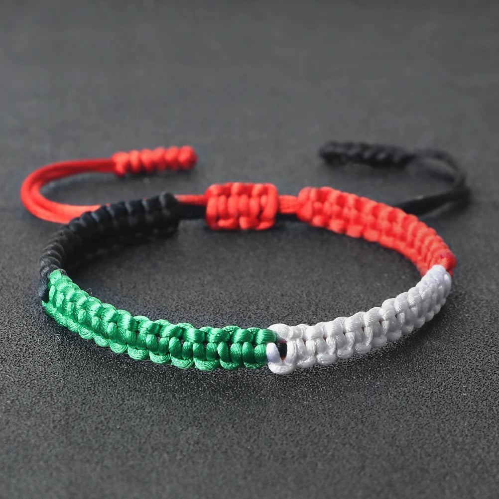 Bracelet tressé de la Palestine | Palestine Feel Time™