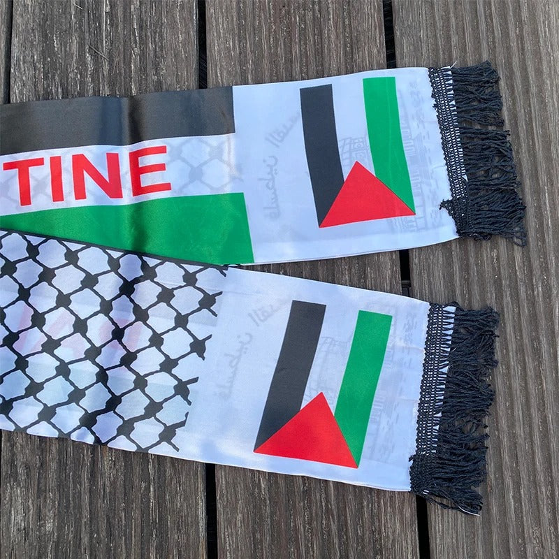 Écharpe Kufeyah Drapeau | Palestine Feel Time™
