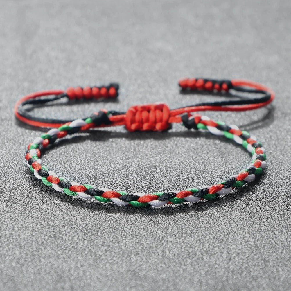 Bracelet tressé de la Palestine | Palestine Feel Time™