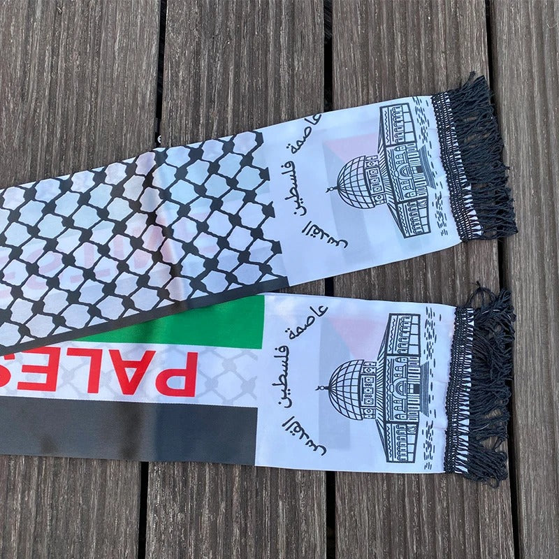 Écharpe Kufeyah Drapeau | Palestine Feel Time™