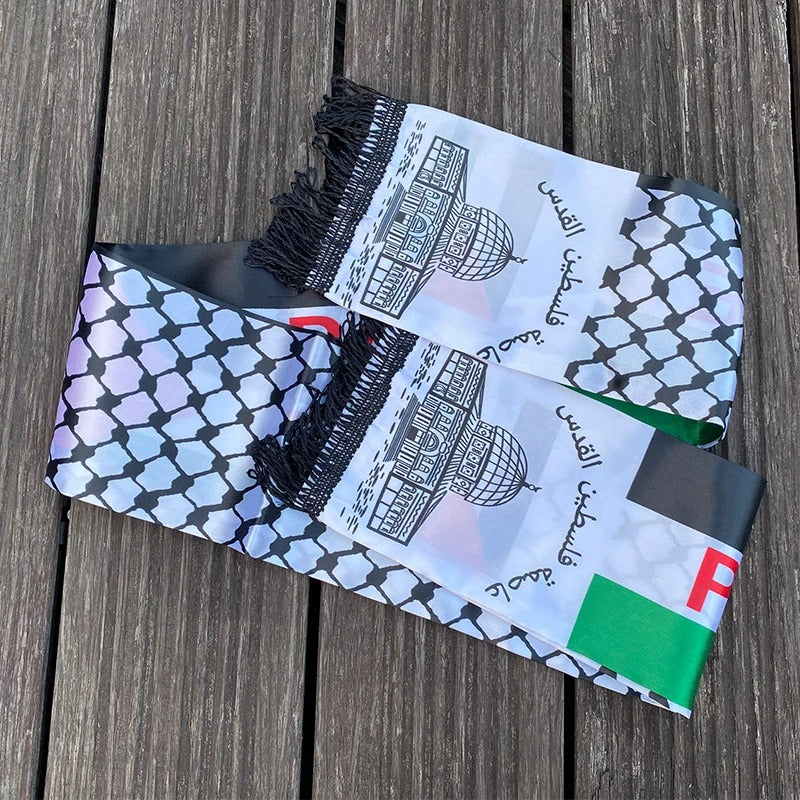 Écharpe Kufeyah Drapeau | Palestine Feel Time™