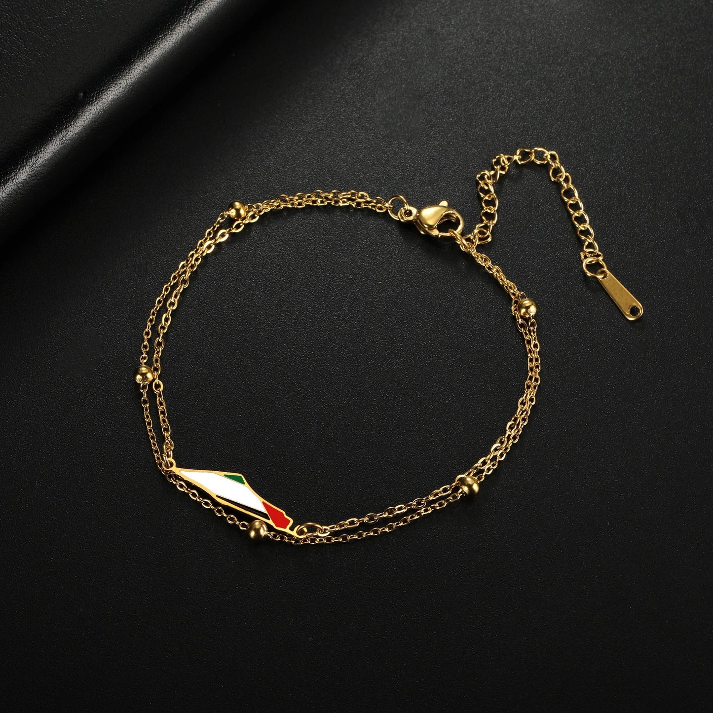 Bracelet carte de la Palestine | Palestine Feel Time™
