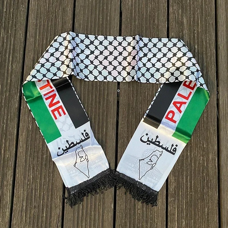 Écharpe Kufeyah Drapeau | Palestine Feel Time™