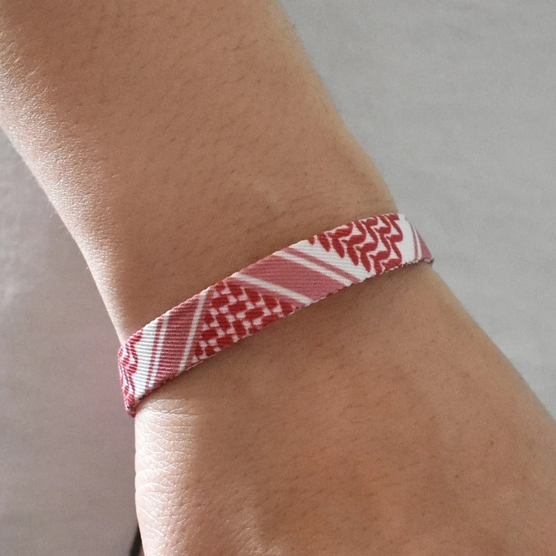 Bracelet Keffieh Palestinien | Palestine Feel Time™