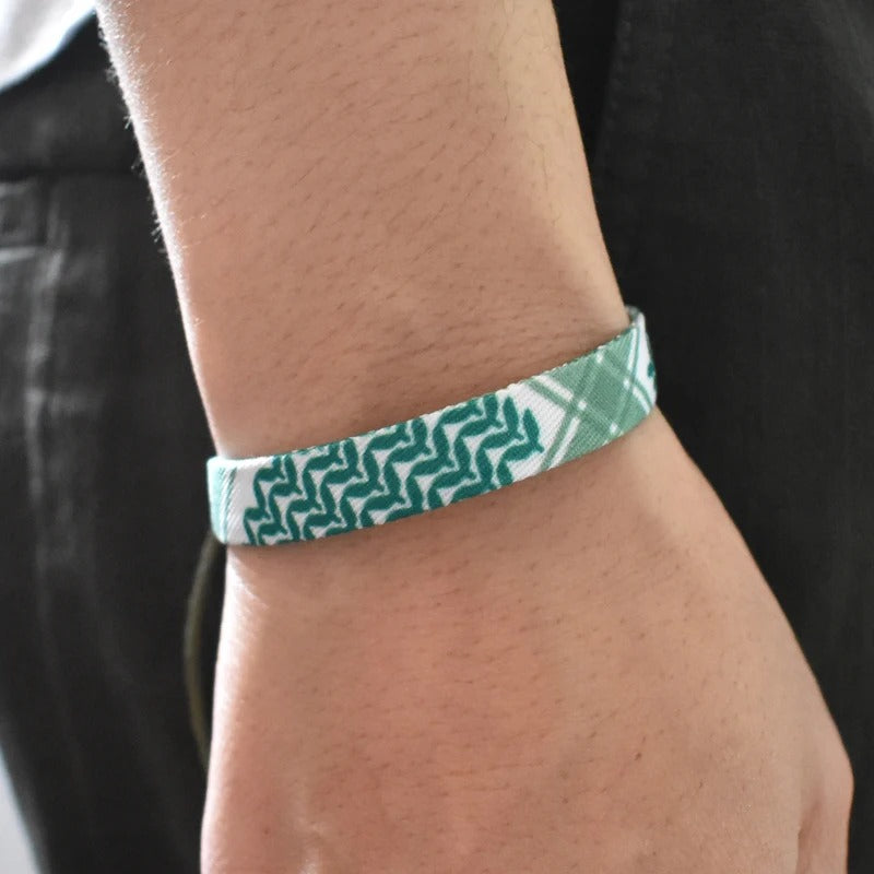 Bracelet Keffieh Palestinien | Palestine Feel Time™