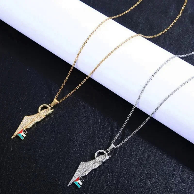 Collier Clé de Palestine  | Palestine Feel Time™