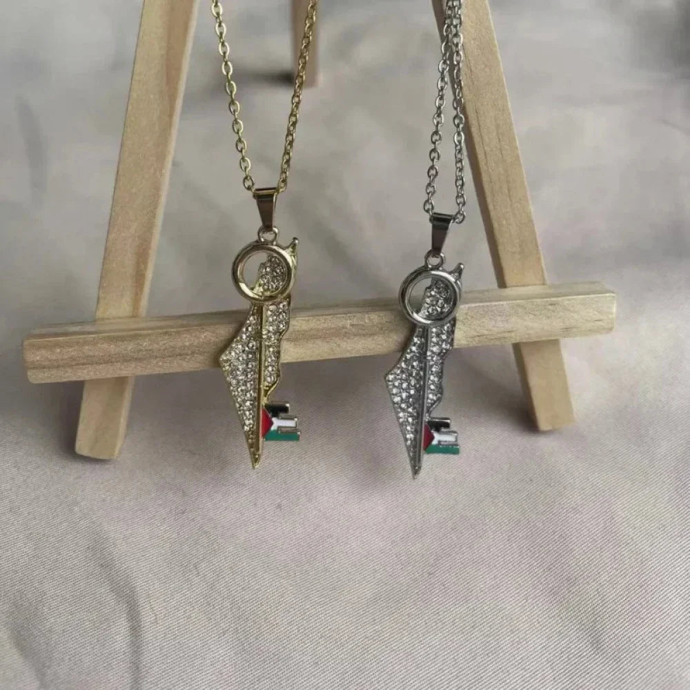 Collier Clé de Palestine  | Palestine Feel Time™