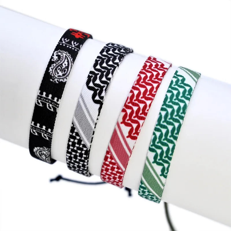 Bracelet Keffieh Palestinien | Palestine Feel Time™