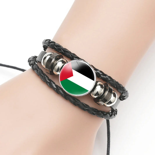 Bracelet drapeau palestinien | Palestine Feel Time™