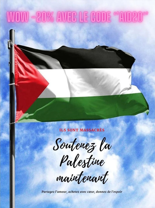 Drapeau de la palestinien | Palestine Feel Time™